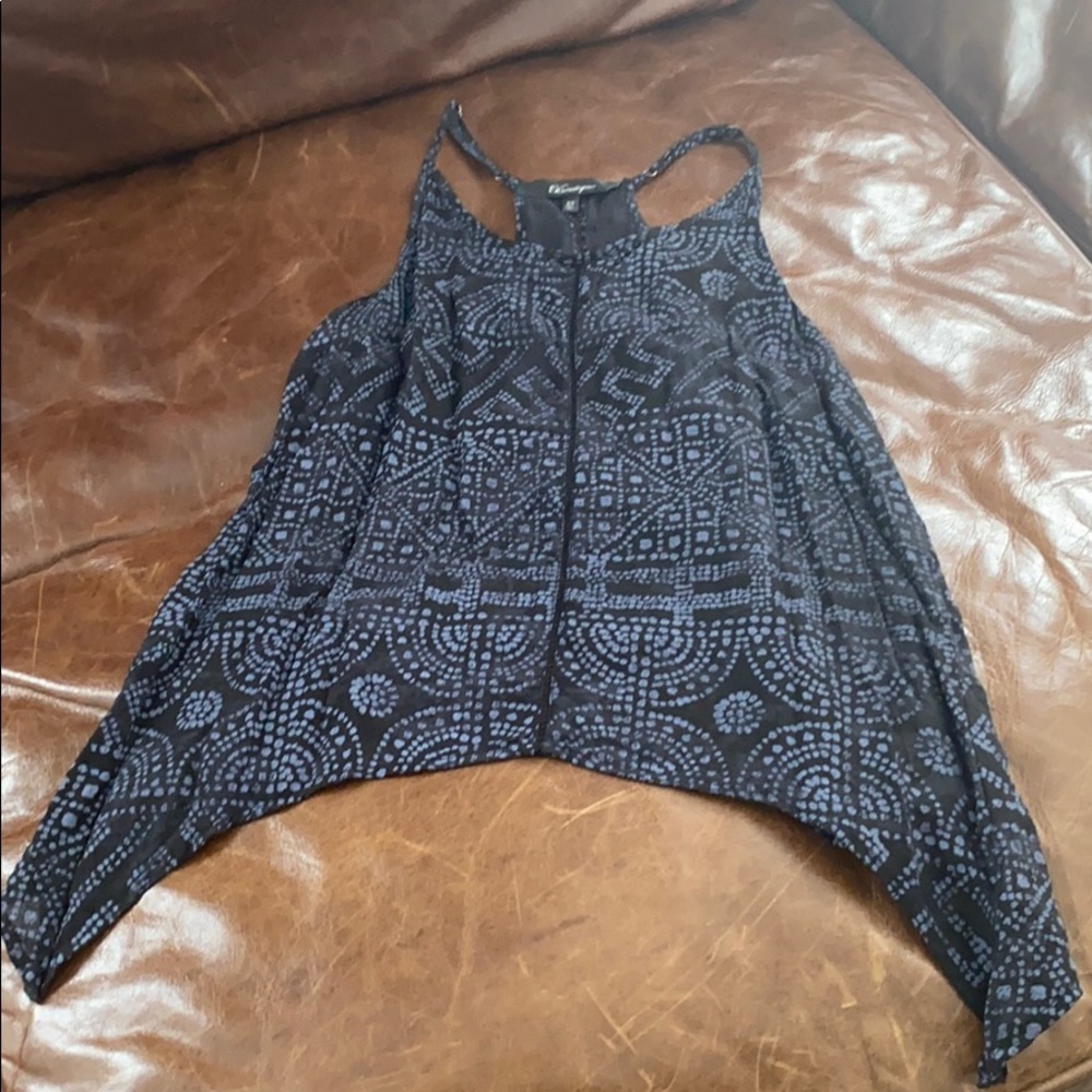 Fun summer tank with split back